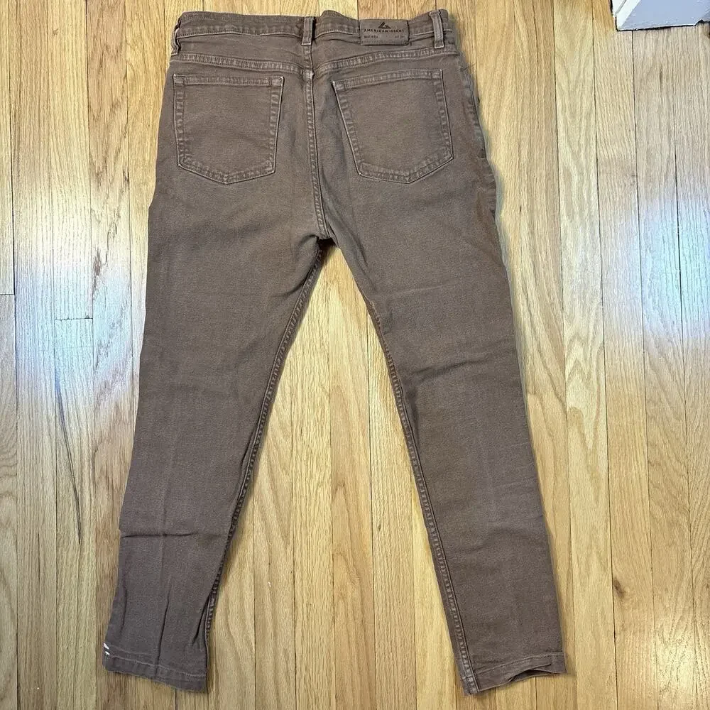 American Giant Roughneck Canvas Pants Brown 32x34 (Fits 32x27) Straight USA